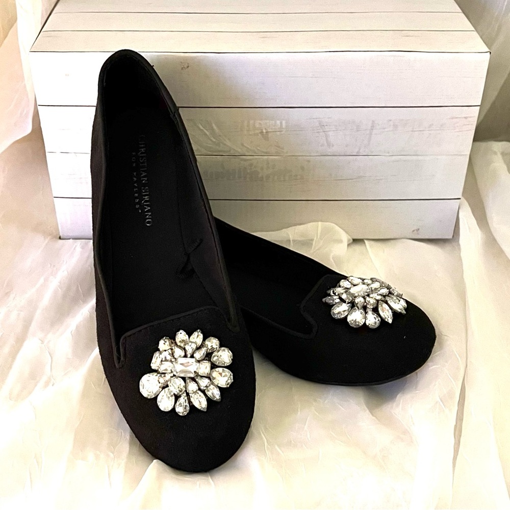 Christian Siriano Jeweled Flats Size 8